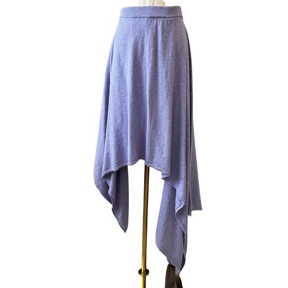 FREE PEOPLE Free-est Women's Heveanly Lavender Asymmetric Sweater Skirt Size XS - Picture 4 of 7